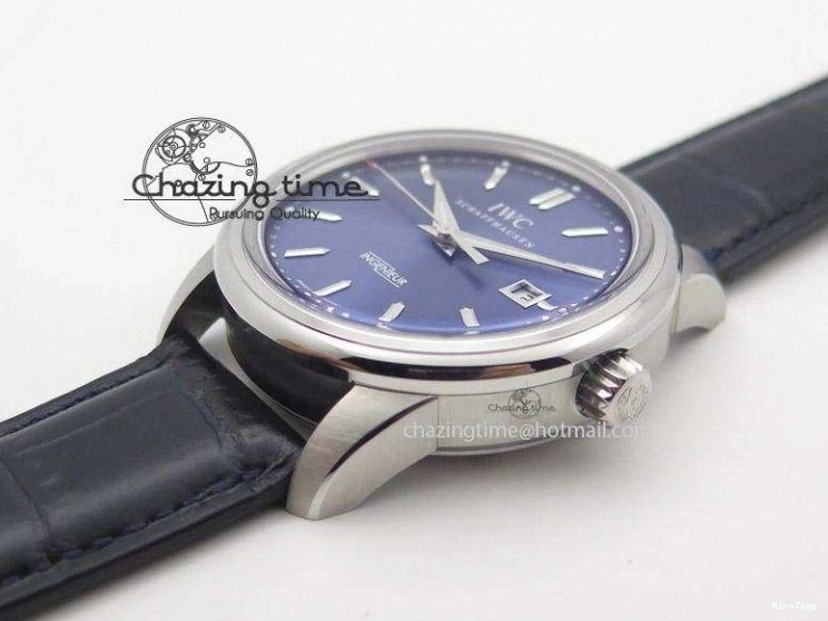 MIROTIME 0224 UrbanChic Ingeniuer St.Laurens SS Blue Dial MK 1:1 Best Edition On Black Leather Strap A 7366